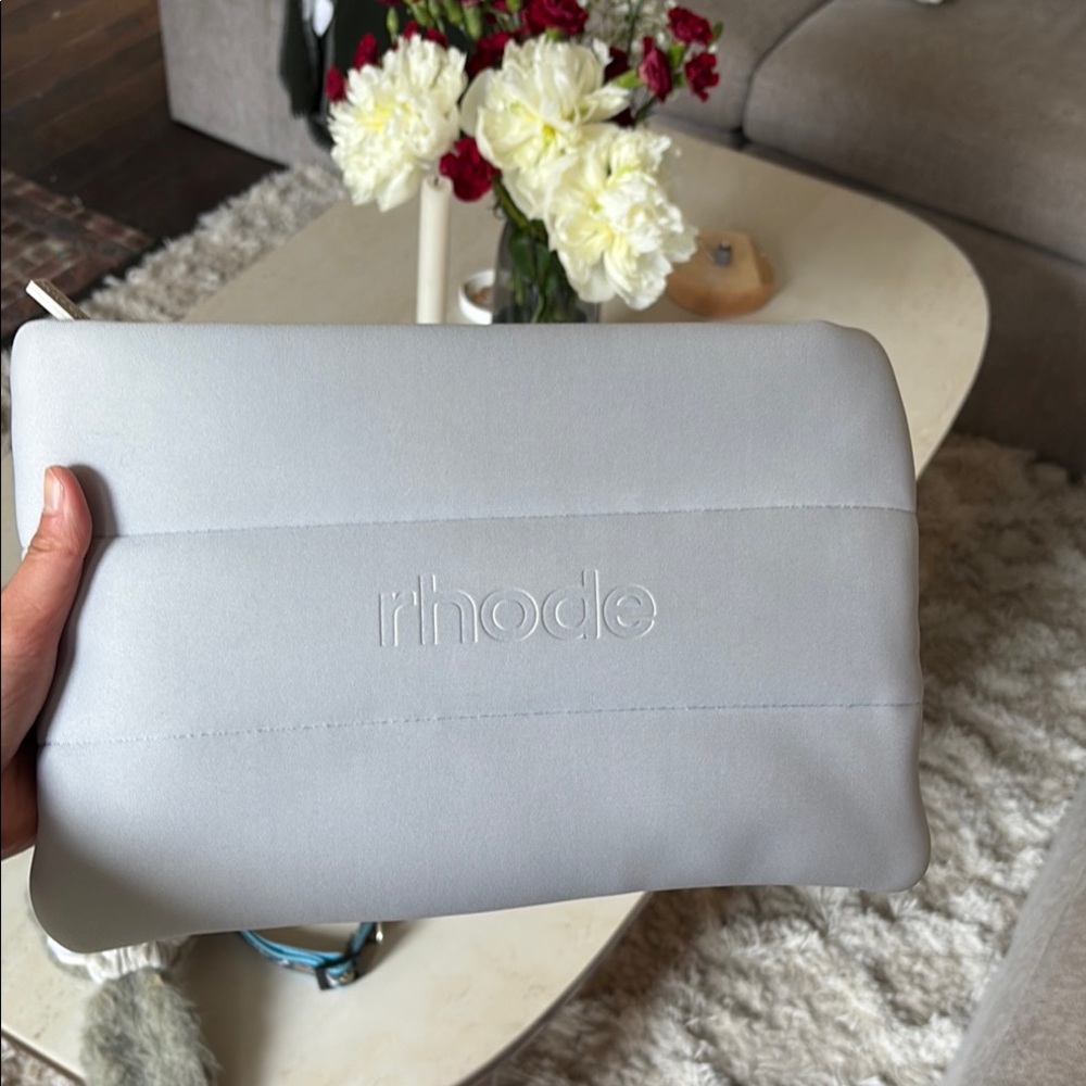 RHODE Soft Gray Pouch